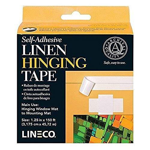 Lineco Linen Self Adhesive Hinging Tape 1.25Inx150...