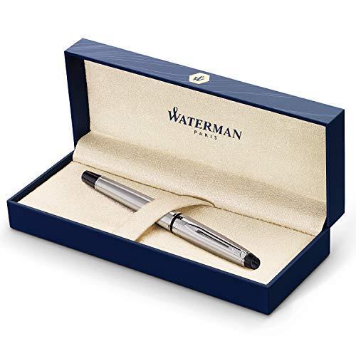Waterman Expert Gift Box includes Medium Chrome Tr...