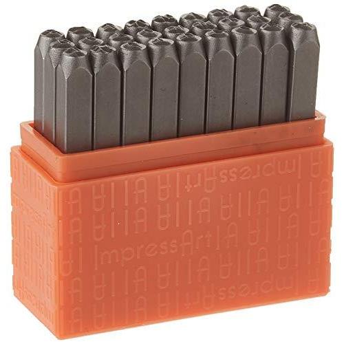 ImpressArt- Basic Bridgette Uppercase Letter Metal...