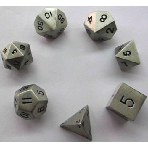 [メタリックダイスゲーム]Metallic Dice Games Metal Dice Polyhe...