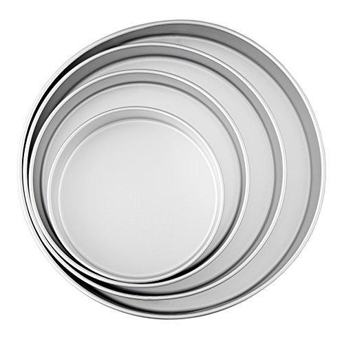 4-Tier Deep Cake Pan Set-Round 8"  10"  12"  14" (...