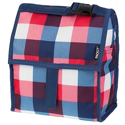 パックイット 保冷 ランチ クーラーバッグ 4.5L バッファローチェック PKT-PC-BUF