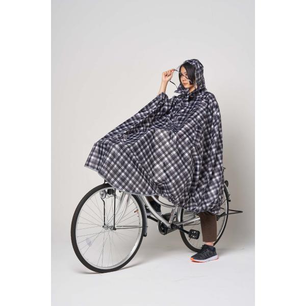 P-05C 雨の日の通勤・通学にとっても便利なサイクルポンチョ コヤナギ koyanagi 雨具／カ...
