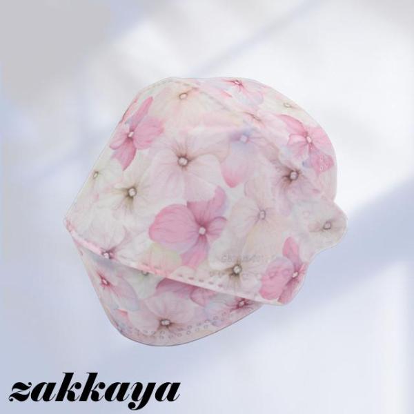 マスク KF94 30/50枚 3D立体マスク 10枚ずつ包装 4層構造 柳葉型 不織布マスク 花柄...