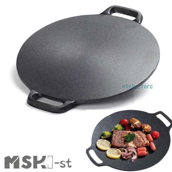 マルチグリドル グリルパン フライパン 直径28 30 32 34 38cm 鋳鉄 クレープパン 6...