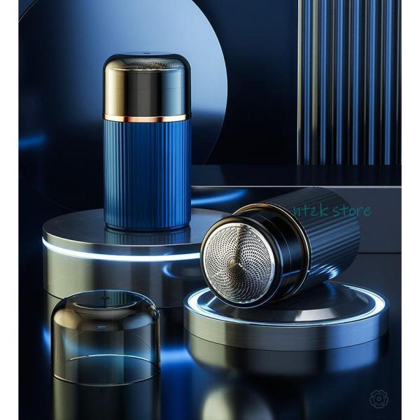 メンズシェーバー 髭剃り 小型 ミニシェーバー USB急速充電 Type-C充電 電気シェーバー 6...