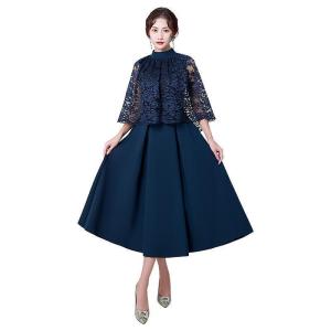 パーティードレス 結婚式 服装 ドレス ワンピ...の詳細画像4