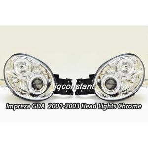 SUBARU 新品 ヘッドライト レンズ 左右 2枚 インプレッサ GG GD