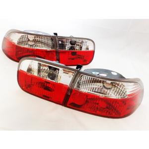 ホンダ シビック EG 92‐95y ハッチバック クリステル テールランプ 4点  