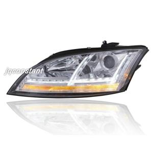 2010-2014y Audi TT MK2 8J アウディTT ファイバーLED ヘッドライト AFS有る 純正キセノン付車用 クロームインナー