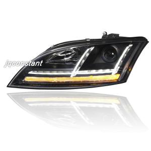 2010-2014y Audi TT MK2 8J アウディTT ファイバーLED ヘッドライト AFS無し 純正キセノン付車用 ブラックインナー