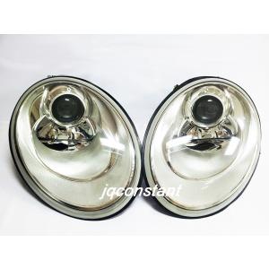 ニュービートル用ヘッドライト左右（中古）ジャンク品か扱い 1998-2005y VW ニュービートル 前期用 LEDイカリング付ヘッドライト
