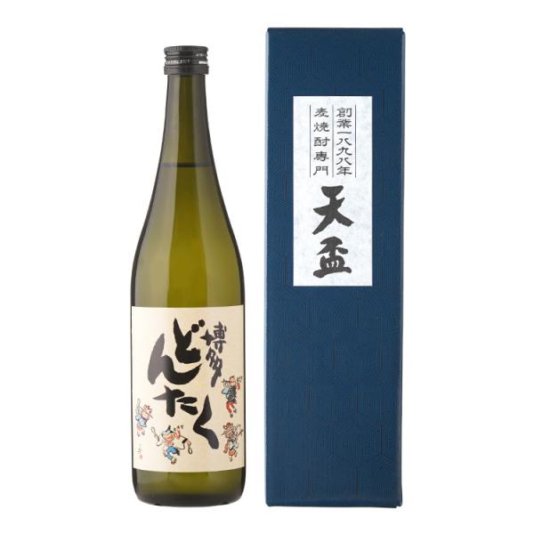 九州 ギフト 2024　天盃 てんぱい 麦焼酎 博多どんたく 25度 720ml 熟成三年 常温  ...