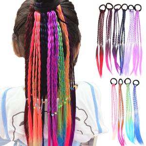 エスニック ヘアゴム ヘアアクセサリー お団子 エクステ ヒッピー 付け