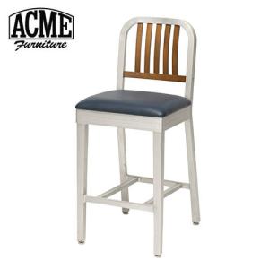 ACME Furniture アクメファニチャー SHORELINE HIGH CHAIR ショアライン ハイチェア ネイビー カウンターチェア 背もたれ付き アルミニウム製 代引不可｜js-f