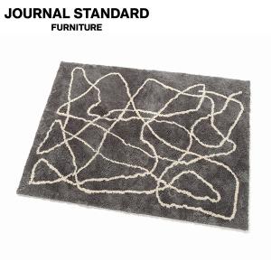 JOURNAL STANDARD FURNITURE ジャーナルスタンダードファニチャー FERNERO RUG 120x160 GY フェルネロ ラグ 120×160cm グレー｜js-f