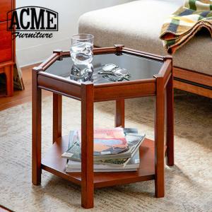 ACME Furniture アクメファニチャー BROOKS HEXAGON TABLE BLACK GLASS ブルックス ヘキサゴンテーブル ブラックガラス｜js-f