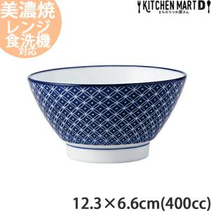 光洋陶器 花伝 古青藍 藍波花 蕎麦丼 C-1170cc 56782136 : ブング