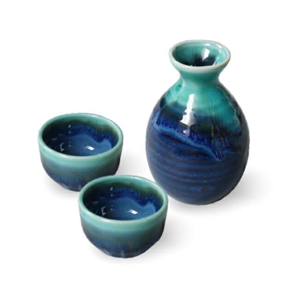 美濃焼 食器 ギフト BOX入 トルコ均窯 酒器揃 330cc 8×12.5cm 50cc 5.5×...