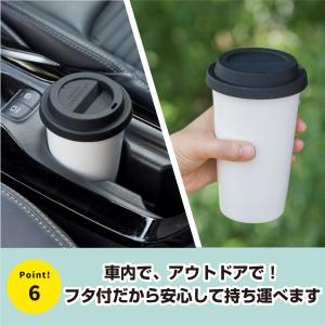 タンブラー サーモ 二層 陶器 新生活 白 白...の詳細画像4