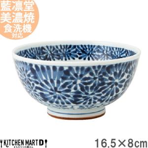 うすかる 藍凛堂 蛸唐草 16.5×8cm 丼 美濃焼 国産 日本製 軽い 軽量 ラーメン鉢 ラーメン うどん そば 大きい 大 鉢 丸 丸い 深い ボウル おしゃれ 陶器 磁器｜js-kikaku