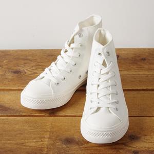 [クーポンで20%OFF]アーメン/ARMEN ウォッシュドキャンバスハイカットスニーカー WASHED CANVAS HIGH-CUT SNEAKER #0702D｜jscompany-store