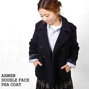 アーメン Armen ダブルフェイスピーコート ショートpコート ジャケット Pnam1651w レディース Armen Pnam1651w Jscompany Yahoo 店 通販 Yahoo ショッピング