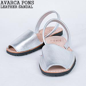 [クーポンで20%OFF]アヴァルカ・ポンズ/AVARCA PONS レザーサンダル フラットサンダ...