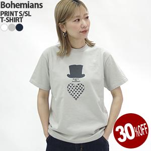 30%OFF ボヘミアンズ/BOHEMIANS ラブハットミニハートプリント半袖Tシャツ BT4H-...