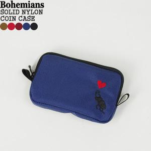 [クーポンで20%OFF]ボヘミアンズ/BOHEMIANS ソリッドナイロンコインケース 小銭入れ ポーチ カブトムシ BG-68 レディース メンズ[1点のみメール便可能]｜jscompany-store