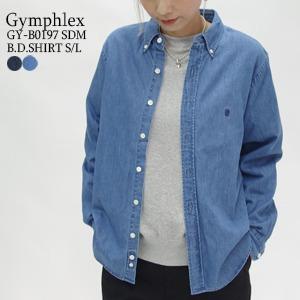 GYMPHLEX（ジムフレックス） 2025AW ライトデニムボタンダウンシャツ