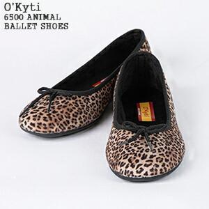 O'Kyti（オキティ） 30%OFF レオパードバレエシューズ ベロア