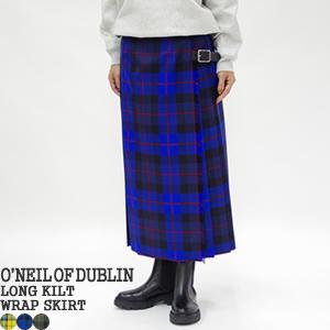 10%OFF オニールオブダブリン/O'NEIL OF DUBLIN ロングキルトスカート 81cm ウールキルトスカート ロングスカート 12481 レディース｜jscompany-store