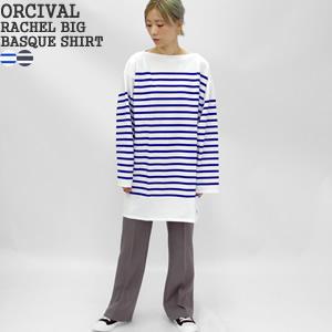 10%OFF オーシバル/オーチバル/ORCIVAL ラッセルボーダービッグバスクシャツ ボートネック長袖Tシャツ 6101C レディース｜jscompany-store