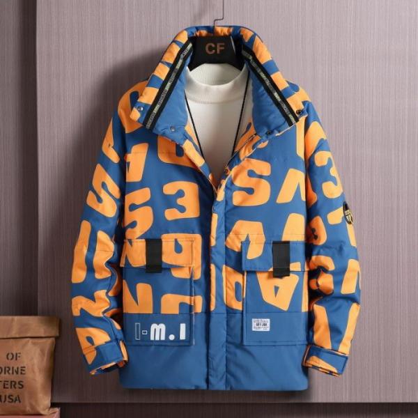 ダウンジャケット　メンズジャケット 男女兼用 立襟ネック保温 カ ジュ アル 防風 軽量 アウター ...