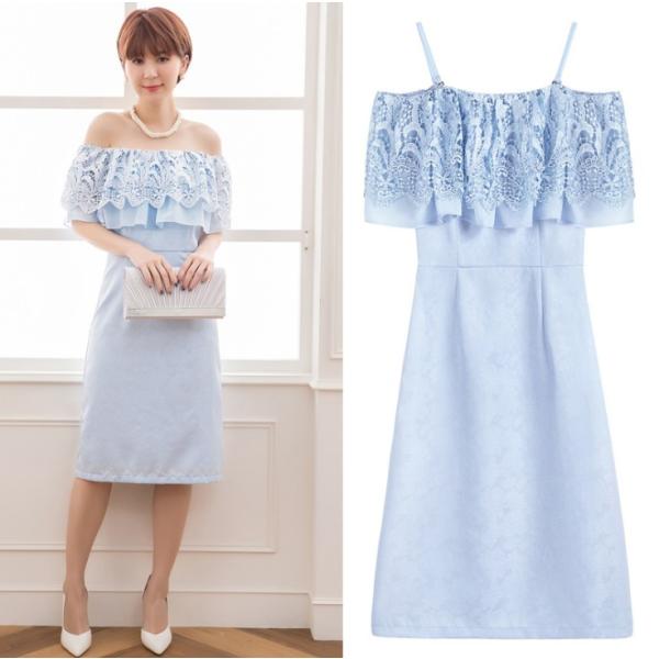 パーティードレス 結婚式 ドレス ワンピース フォーマル 同窓会 成人式 謝恩会 袖あり 20代 3...