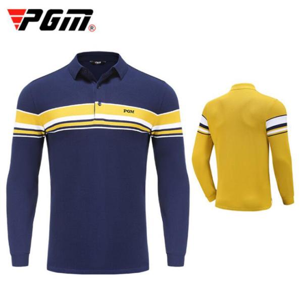 ゴルフTシャツ ゴルフウェア　メンズ　長袖　ポロシャツ カジュア ル 暖かい 皴になりにくい 秋冬