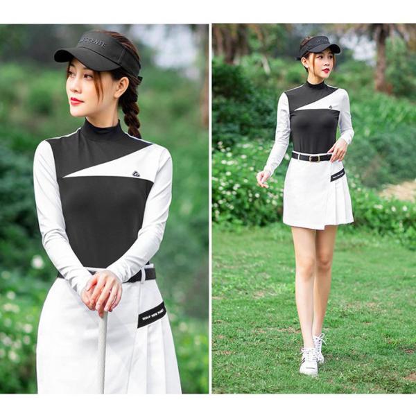 ゴルフスカート ミニゴルフスカート  ストレッチ ゴルフウェア GOLFスカート レディース ファッ...