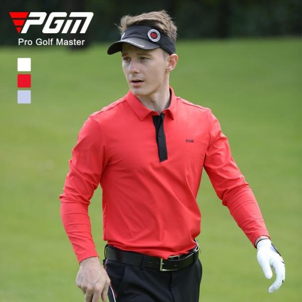 メンズゴルフTシャツ ストレッチあり 暖かめ メンズ ポロシャツ カジュアル 通 気 長袖ポロ 男子...