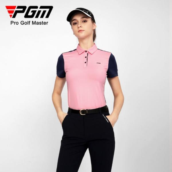 レディースゴルフTシャツ ストレッチあり ゴルフウェア  半袖ポロシャツ カジ ュア ル 通気 爽快...