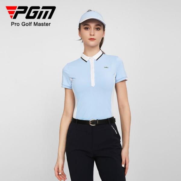 レディースゴルフTシャツ ストレッチあり ゴルフウェア  半袖ポロシャツ カジ ュア ル 通気 爽快...