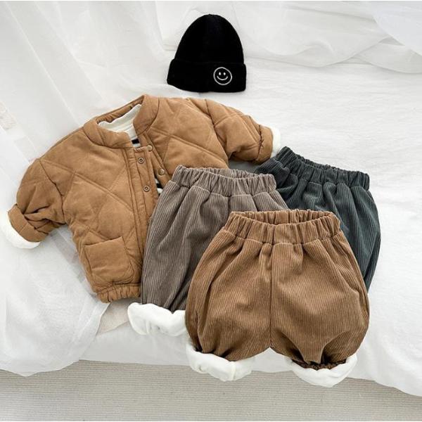 韓国風子供服 ベビー服 キッズ 男女兼用 冬厚着　長ズボン