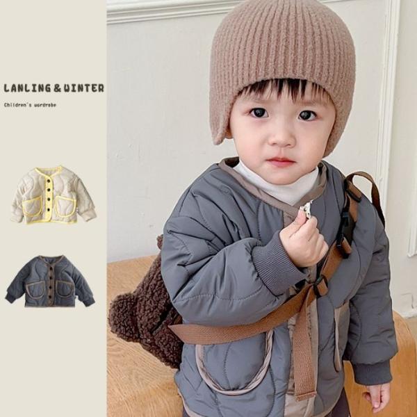子供服 男の子 韓国風  キッズ 男女兼用  冬用 暖かいコート ジャケット 2色展開