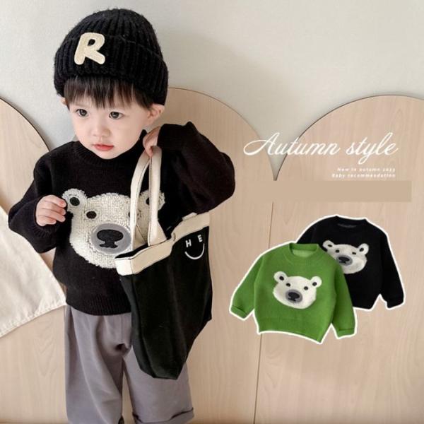 韓国風子供服 ベビー服 キッズ 男女兼用 セーター ニット 冬　アウター