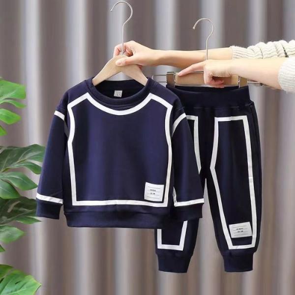子供服 男の子セットアップ 上下2点セット  スポーツ 春秋服 トップス 長袖 長ズボン 子ども服 ...