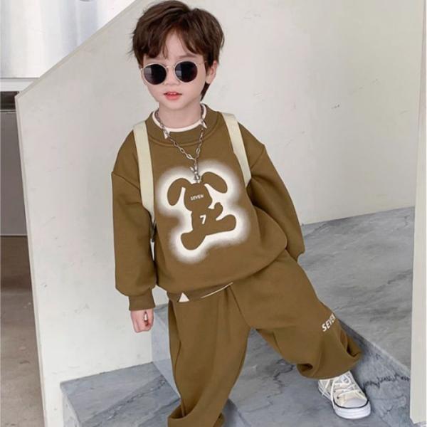 子供服 男の子セットアップ 上下2点セット  スポーツ 春秋服 トップス 長袖 長ズボン 子ども服 ...