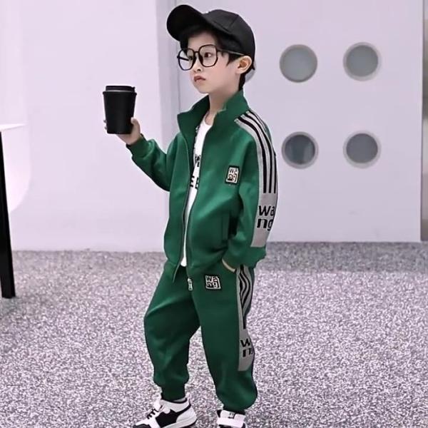 子供服 男の子セットアップ 上下2点セット  スポーツ 春秋服 トップス 長袖 長ズボン 子ども服 ...