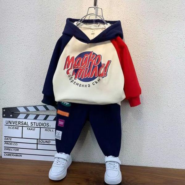 子供服 男の子セットアップ 上下2点セット  スポーツ 春秋服 トップス 長袖 長ズボン 子ども服 ...