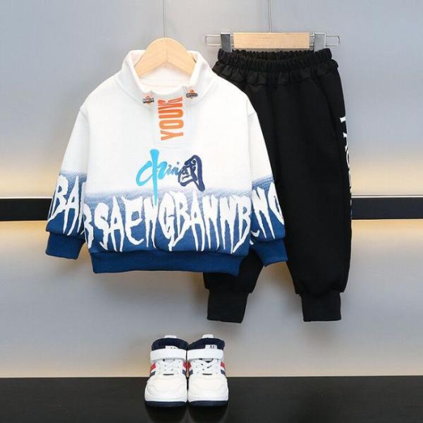 子供服 男の子セットアップ 上下2点セット  スポーツ 春秋服 トップス 長袖 長ズボン 子ども服 ...