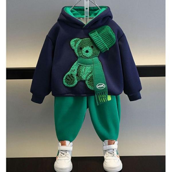 子供服 男の子セットアップ 上下2点セット  スポーツ 春秋服 トップス 長袖 長ズボン 子ども服 ...